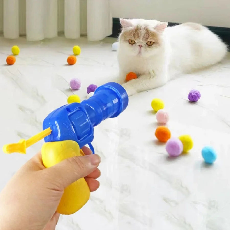 Plush Ball Shooting Gun Toy