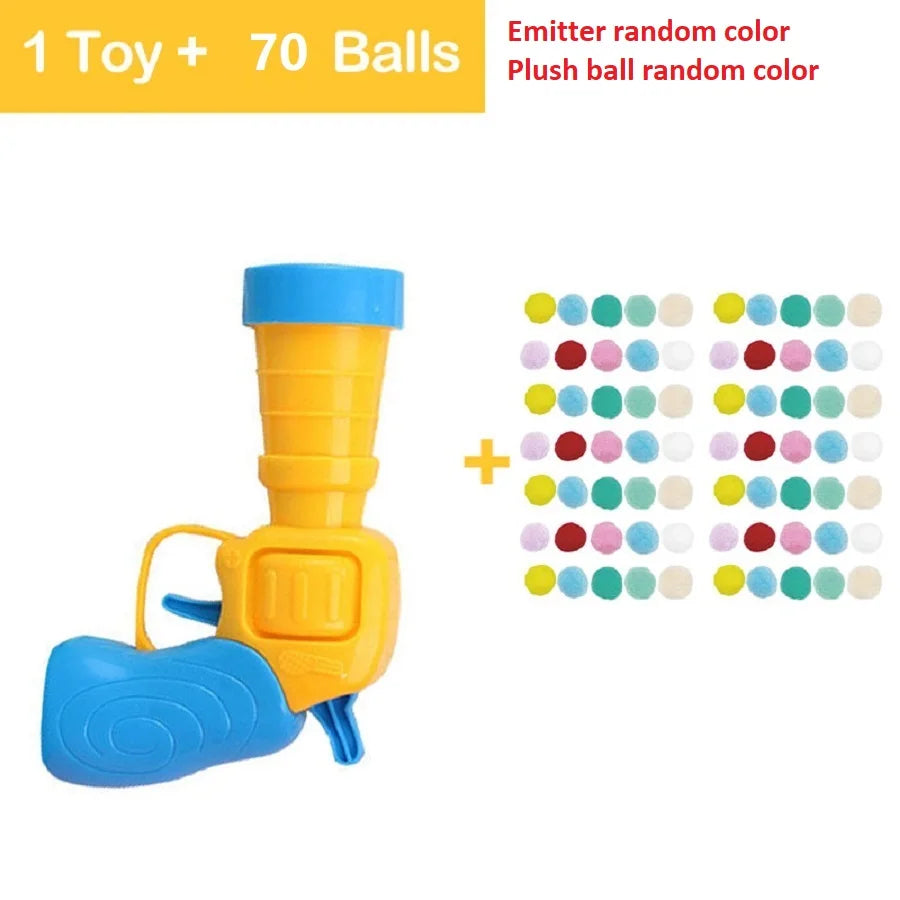 Plush Ball Shooting Gun Toy