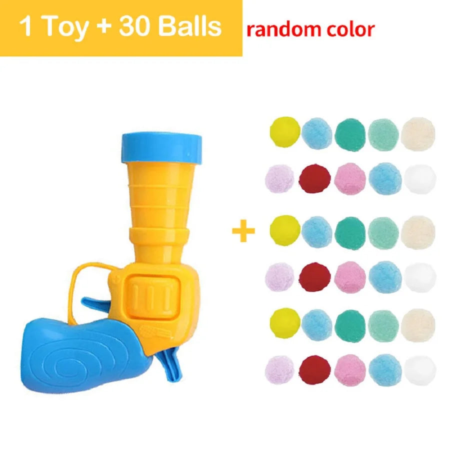 Plush Ball Shooting Gun Toy