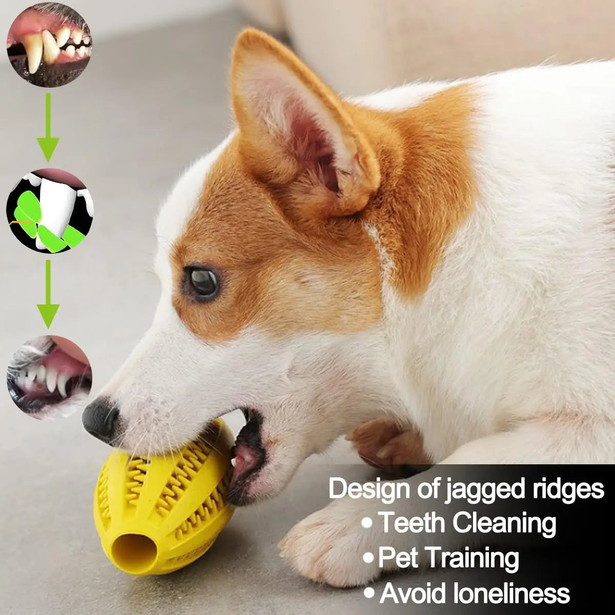 Durable Rubber Pet Chew Toy