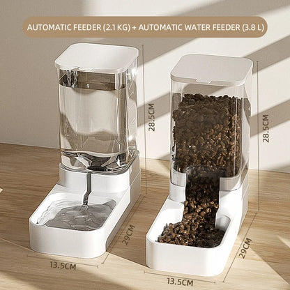 Automatic Cat Feeder with Water Bowl