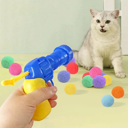 Plush Ball Shooting Gun Toy