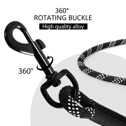 3M Dog Leash – Reflective Long Dog Rope Leash for Safety and Comfort