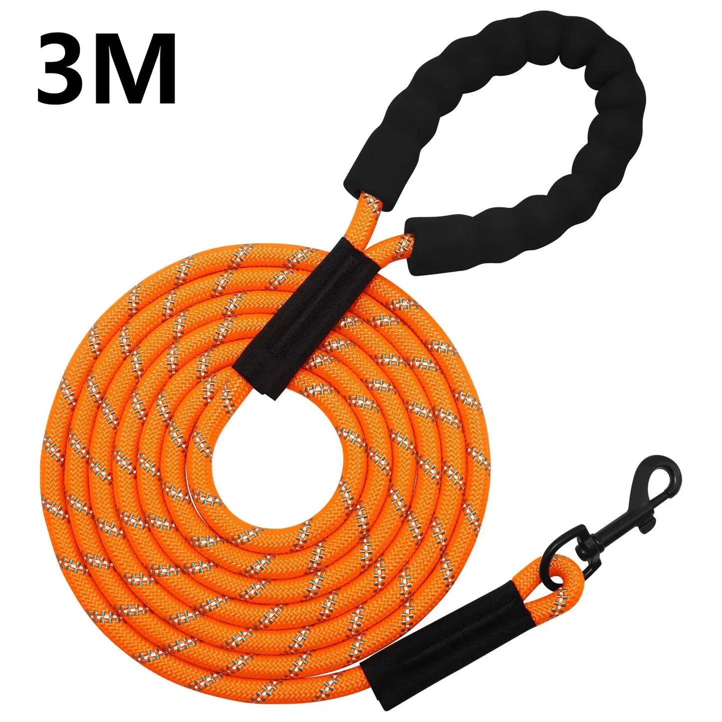 3M Dog Leash – Reflective Long Dog Rope Leash for Safety and Comfort