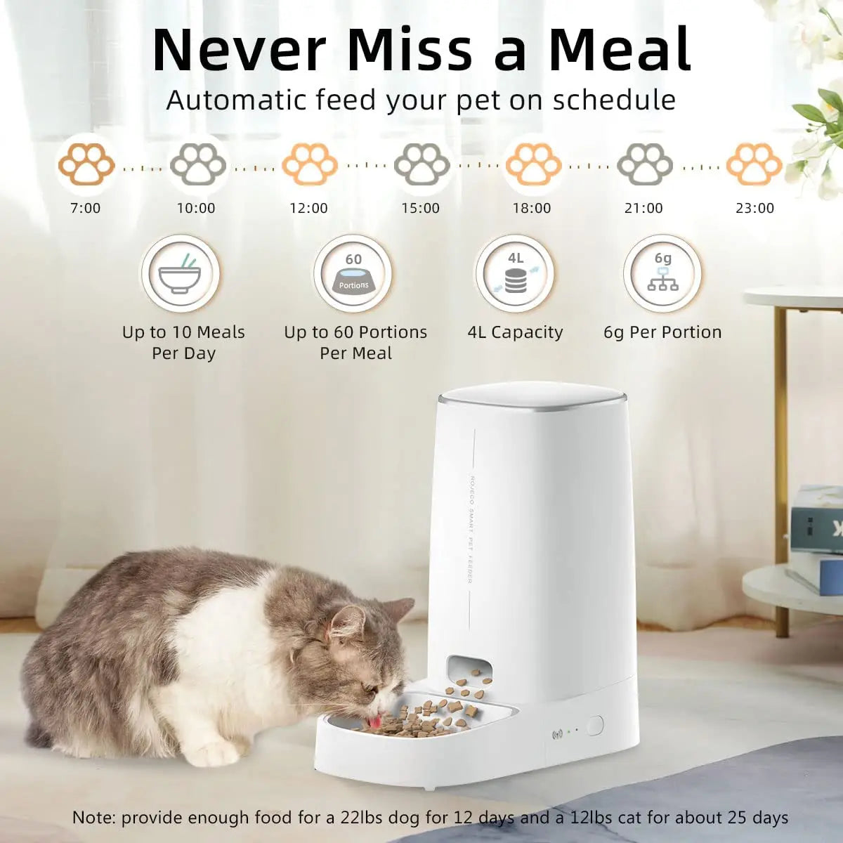 Smart Automatic Cat Feeder