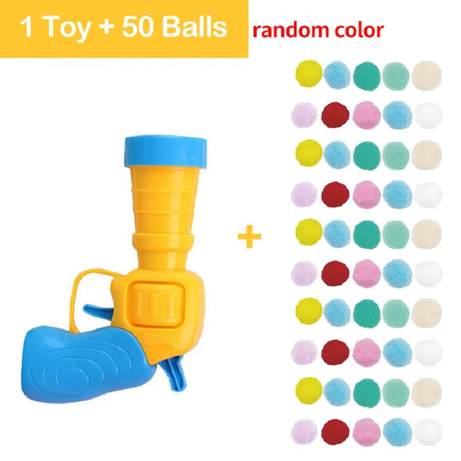 Plush Ball Shooting Gun Toy