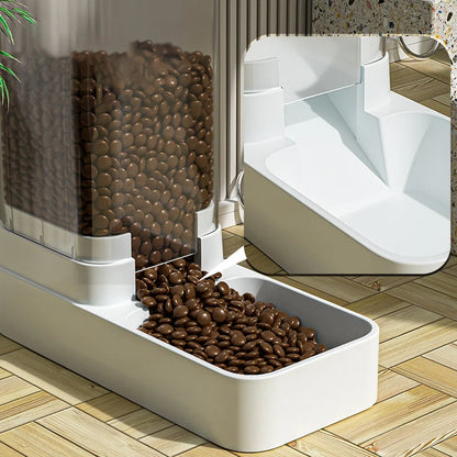 Automatic Cat Feeder with Water Bowl
