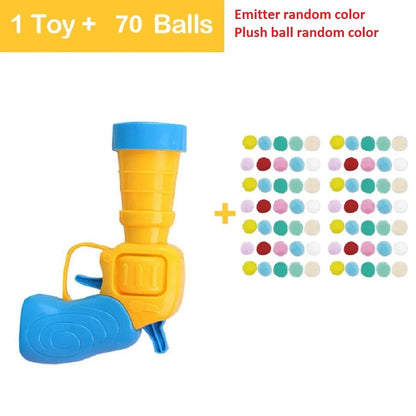 Plush Ball Shooting Gun Toy