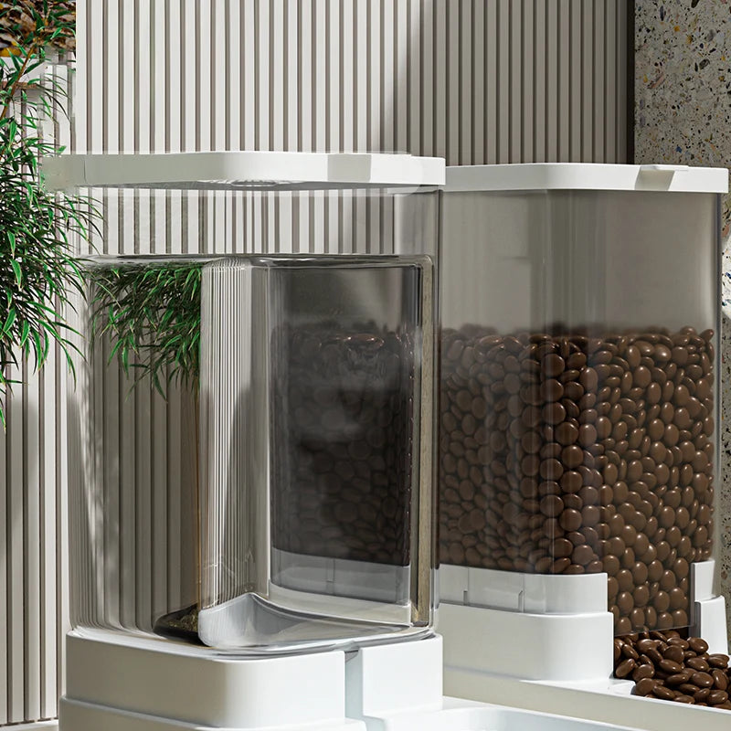 Automatic Cat Feeder with Water Bowl