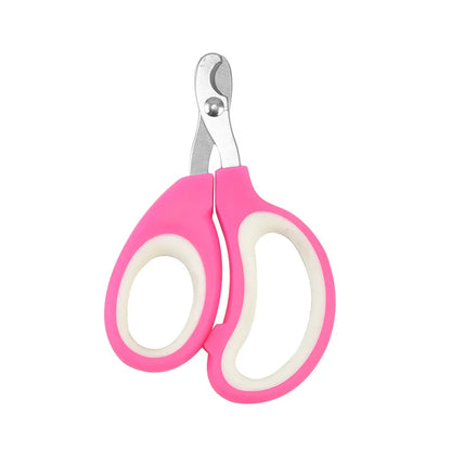 Stainless Steel Pet Nail Scissors Half Moon Shape