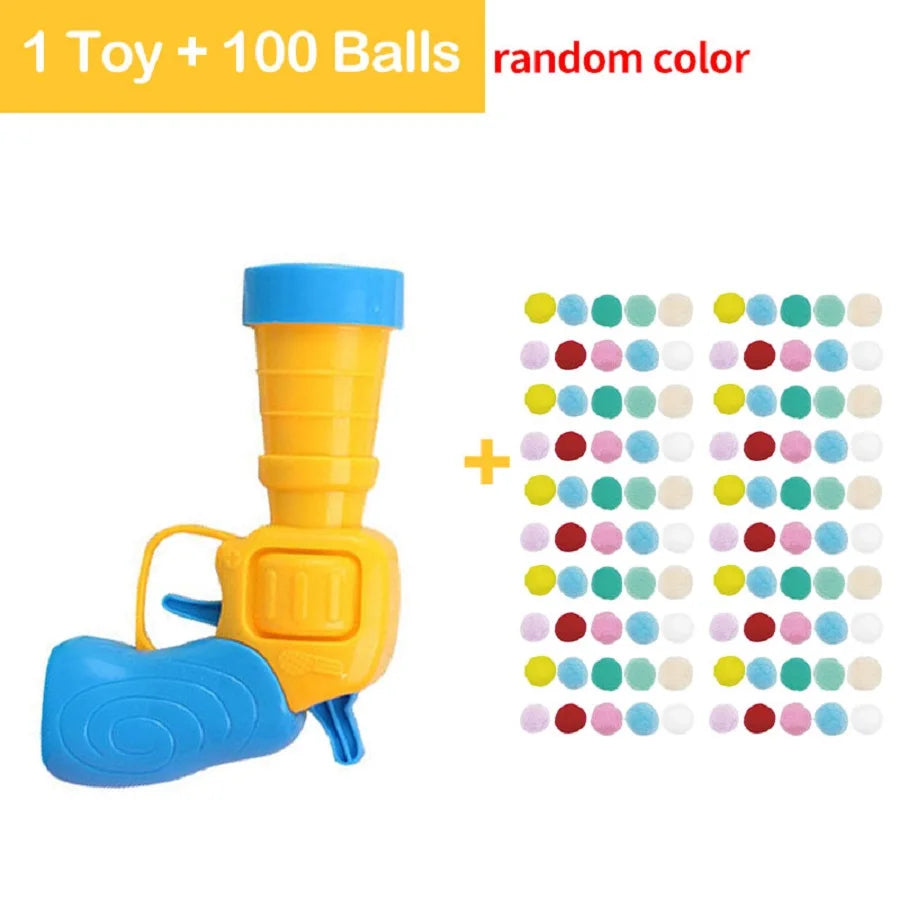 Plush Ball Shooting Gun Toy