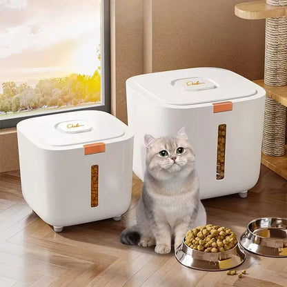 Large Pet Food Storage Barrel Sealed Moisture-Proof