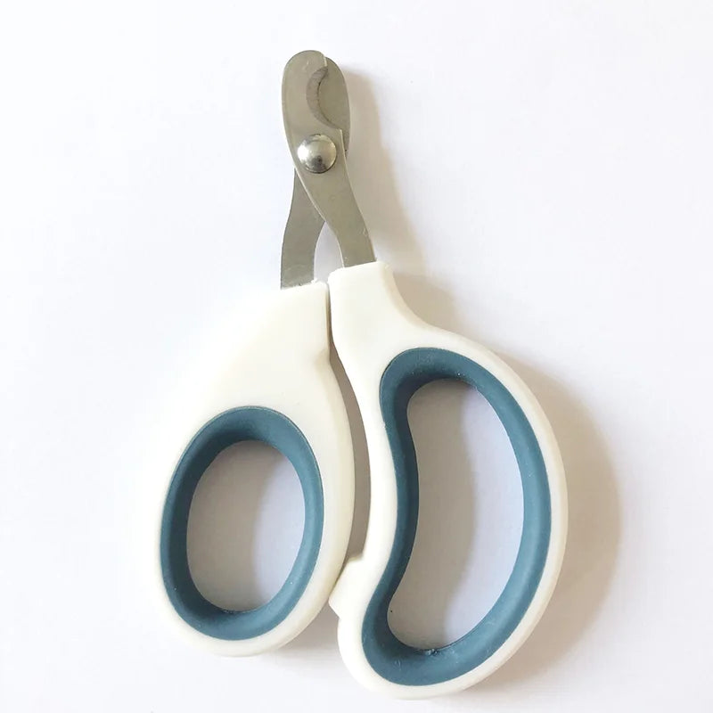 Stainless Steel Pet Nail Scissors Half Moon Shape