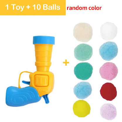 Plush Ball Shooting Gun Toy